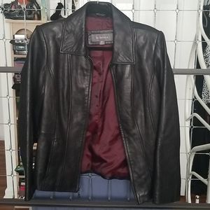 Real Leather liz Claiborne Jacket